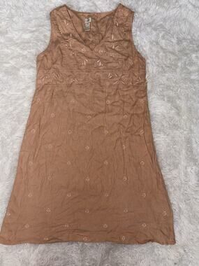 Vintage J.Jill M Petite Linen Dress. Pretty, Earth Tone. Exc. Quality